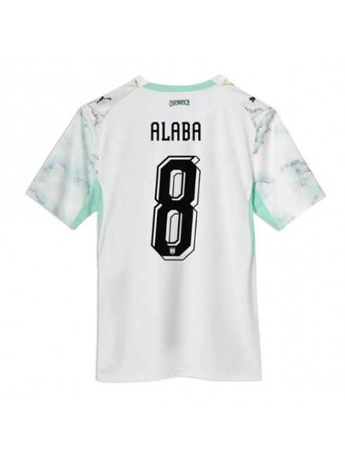 Österrike David Alaba #8 Replika Borta Kläder VM 2026 Kortärmad Österrike David Alaba #8 Replika Borta Kläder VM 2026 Kortärmad